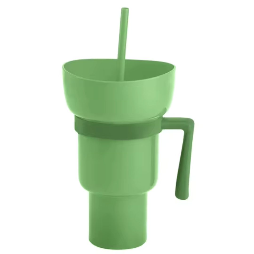 The DualCup for your drinks and snacks ™ 