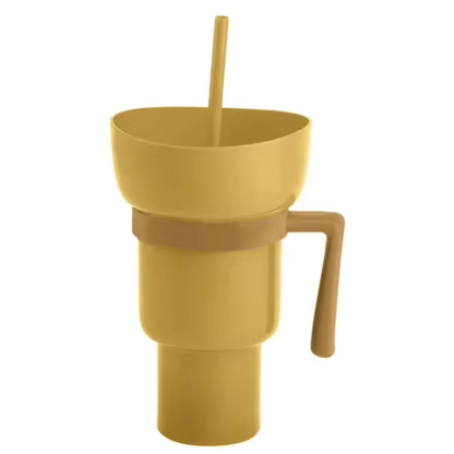 The DualCup for your drinks and snacks ™ 