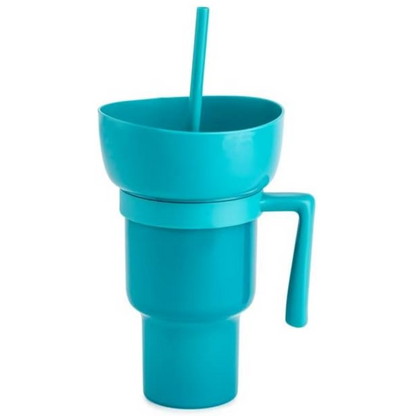 The DualCup for your drinks and snacks ™ 